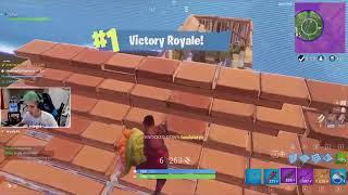 Ninja Kills Two Guys In One Shot!! (Fortnite battle royale)