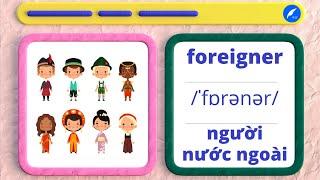 Foreigner | Words | Pronunciation | All English 4U