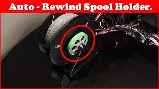 Make a Auto Rewind Spool Holder with 3D printer. 3D 프린터로 스풀 홀더 만들기.