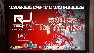 TAGALOG | Windows Red Vortex 3G Editon Installation