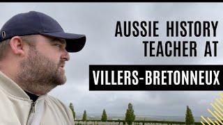 Australian History Teacher visits Villers-Bretonneux