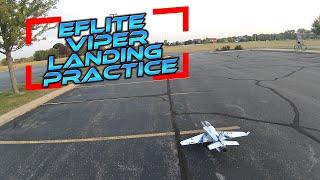 Eflite Viper 70 MM Landing practice with reverse thrust, Spektrum IX14 transmitter