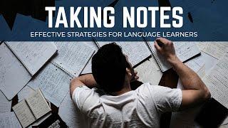 How To Take EFFECTIVE NOTES For Language Learning | Productivity & Polyglot Tips