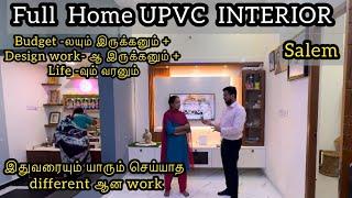 Full Home Tour | Upvc Interiors Salem | Upvc Modular Kitchen Salem | Upvc wardrobe design #salem