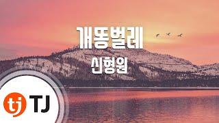 [TJ노래방] 개똥벌레 - 신형원 / TJ Karaoke