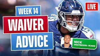 Fantasy Football Week 14 Waiver Wire Advice | Players to Add and Drop (2024)