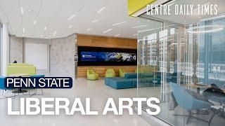 Inside the Penn State College of the Liberal Arts new building