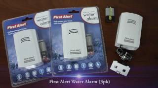 First Alert Water Alarm unboxing and demo