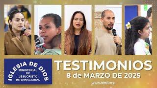 Testimonios 8 de marzo de 2025 - Iglesia de Dios Ministerial de Jesucristo Internacional