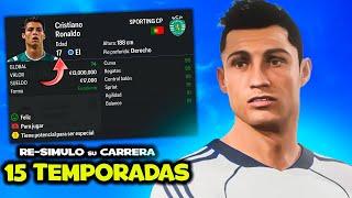 RE-Simulo su Carrera desde Sporting CR7!!