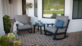 POLYWOOD® Braxton 3-Piece Deep Seating Rocker Set - PWS515-2