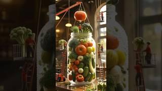 This is what "hand-picked" vegetables actually means #tiny #tinyguys #shorts
