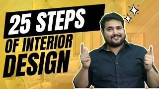 25 steps to design your House | Interior design Construction step by step process | interior Coach