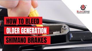 How to Bleed Older Generation Shimano MTB Hydraulic Disc Brakes | BleedZone Kit