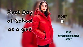 First Day Of School As A Girl  Final Part : crossdressing story: mtf story