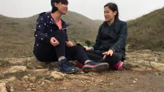 Ms She and Ms Joanne channeling their inner Moanas while hiking in Hong Kong