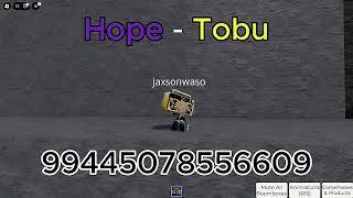 HOPE - Tobu (Roblox Music ID 2025)