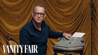 Tom Hanks Changes the Ribbon on a Typewriter | Secret Talent Theatre | Vanity Fair