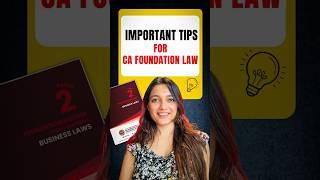 Most Important Tips For CA Foundation Law | ICAI | CA Foundation Classes