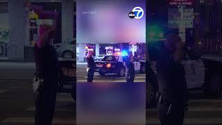 Procession held for Baldwin Park police officer killed in shootout with murder suspect | #Shorts