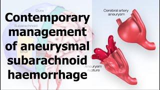 Contemporary management of aneurysmal subarachnoid haemorrhage