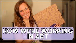 HOW WE'RE APPROACHING ART THIS YEAR | Kids Art Box Unboxing | Homeschool Art