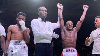 Ezekiel “Touch” Seun Knockout Taiwo Taofeeq in round 1.