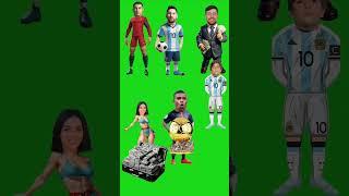 Ronaldo vs Messi vs Mr Beast  whose is each thing ? #ronaldo #messi #mrbeast