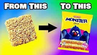 Turn Any Instant Noodles Into MAMEE MONSTER NOODLE SNACK! (Recipe Included)