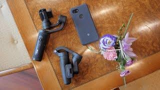 Smallest Phone Gimbal Comparison / Zhiyun Smooth Q2 vs Feiyu Tech Vlog Pocket