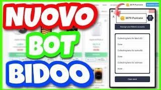 NUOVO BOT BIDOO! OTTIENI PUNTATE GRATIS CON UN CLICK