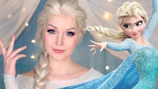 Elsa MakeUp Tutorial/Transformation | Disney's Frozen