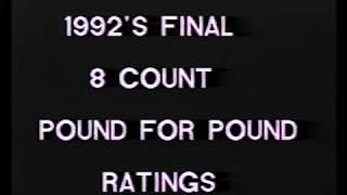 The 8-Count Boxing Hour Pound-for-Pound Ratings 1992