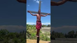 Jesus is crucified @ Moriones Festival 2024 #marinduque #holyweek #semanasanta2024 #philippines