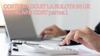 COSTURI locuit la rulota in UK / INSTALARE cort (partea 1) #vlogdecalatorie