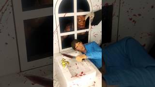 Creepy haunted neca figures setup for you