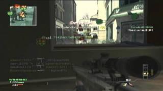 MW3 Sniper Killstreak - The Hardscope Way!