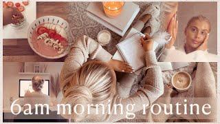 6AM MORNING ROUTINE 2021 | productive, peaceful + cosy 