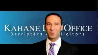 Introduction to Kahane Law Office (Our First Legal Minute)