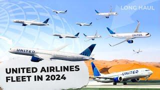 Approaching 1000 Aircraft! United Airlines' Fleet In 2024