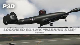 Lockheed EC-121K "Warning Star" Add-On for P3D from Virtavia