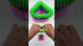 Changing color Odd-ASMR POPs #diy #satisfyingvideos #relaxing #creative #oddasmr #insideout #colors