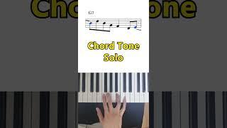 3 Steps of Improvising with Chord Tone in 60 seconds