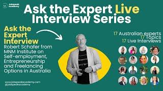 Ask the Expert -Robert Schafer, MNM Institute on Entrepreneurship & Doing What You Love in Australia