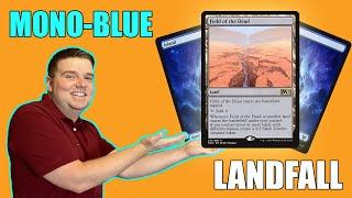 Mono Blue Landfall Commander Deck Tech | Field of the Dead Edition!