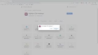How to use highlight HTML headings chrome extension