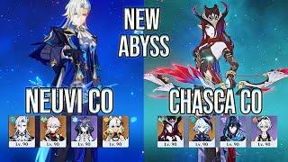 New Abyss Neuvillette C0 & Chasca C0 Spiral Abyss 5 2 Floor 12 Genshin Impact