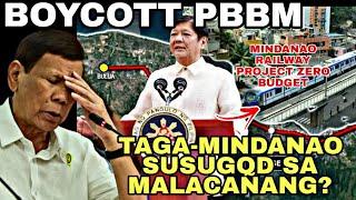 TAGA-MINDANAO SUSUGOD SA MALACAÑANG?! BINIGYAN ZERO BUDGET PARA SA MINDANAO RAILWAY PROJECT NI PRRD