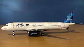 Panda Models JetBlue Airways A320 (Spotlight Tail) 1/400 Scale Review