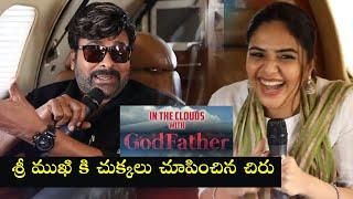 Mega Star Chiranjeevi Fun With Sreemukhi | God Father Movie Interview Promo In The Clouds |